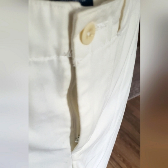 Ralph Lauren Women's Wide Leg White Chinos - Picture 5 of 8